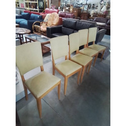 5 CHAISE BOIS CLAIR ASSISE...