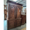 BUFFET 2 CORPS BOIS MOULURÉ ET SCULPTÉ 4 PORTES 