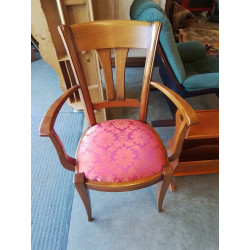 FAUTEUIL BOIS CAPITONNÉ...