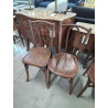 CHAISE BISTROT BOIS COURBÉ ANNÉES 50