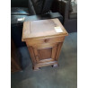 CHEVET LOUIS PHILIPPE BOIS CLAIR 1 TIROIR 1 PORTE
