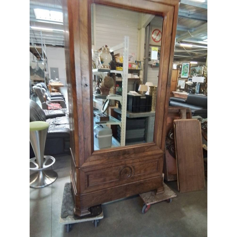 ARMOIRE NAPOLÉON III 1 PORTE MIROIR 