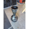 VASE TERRE CUITE PEINT NOIR 80CM