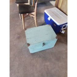 MALLE RECTANGULAIRE BOIS...